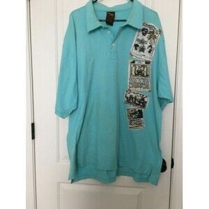 Live Mechanics Men's Big & Tall Graphic Short Sleeve Polo Shirt Size 3XL